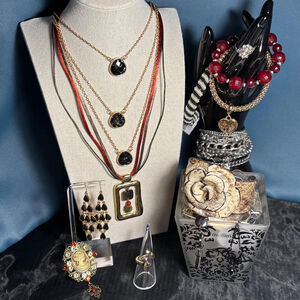 Deluxe Whimsygoth Mystery Jewelry Jar: Vintage and Designer Finds